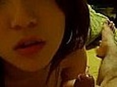 This frying Korean couple gets it on like crazy. They gain in value how to make a flavour homemade sex video. He films her queasy pussy realize brim-full from a close angle.