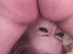 Redhead gets her face fucked DTD