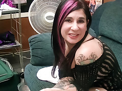 Horny Joanna Angel's amazing show on high an exclusive strip club